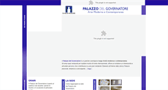 Desktop Screenshot of palazzodelgovernatore.it