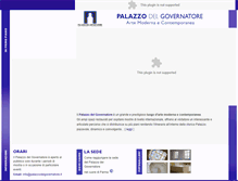 Tablet Screenshot of palazzodelgovernatore.it